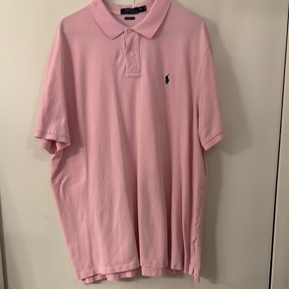 Ralph Lauren Pink Polo Shirt for Men